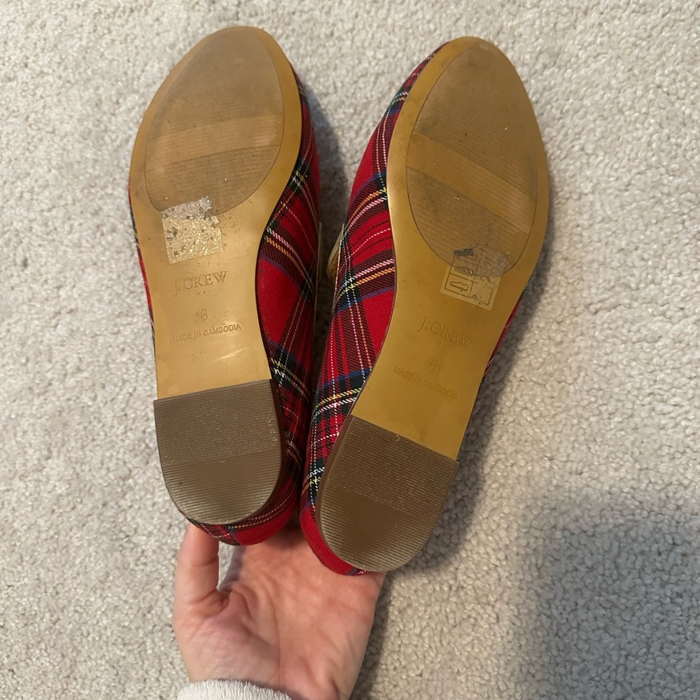 Lightly Worn! JCrew plain loafers size 6